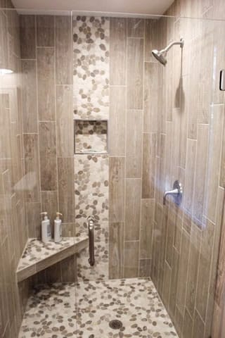 Tile or Stone Showers Wake County North Carolina.