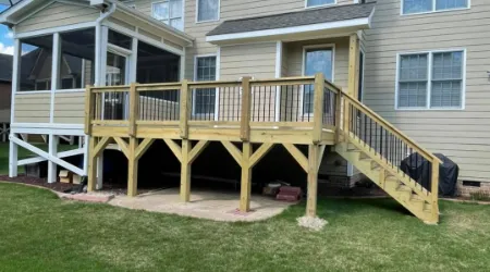 Building a deck onto your home