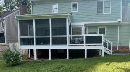Building a screened porch