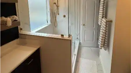 Medium sized bathroom costs for Apex, Cary, Raleigh and Holly Springs homeowners.