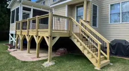 Rebuilding an existing deck